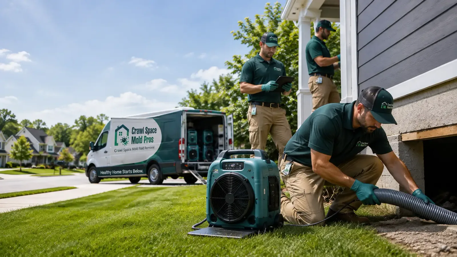 Crawl Space Mold Removal in West Fulton, NY